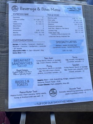 Menu photo 1 Riptide Cafe Friday Harbor, WA Menu photo 1 Riptide Cafe Friday Harbor, WA