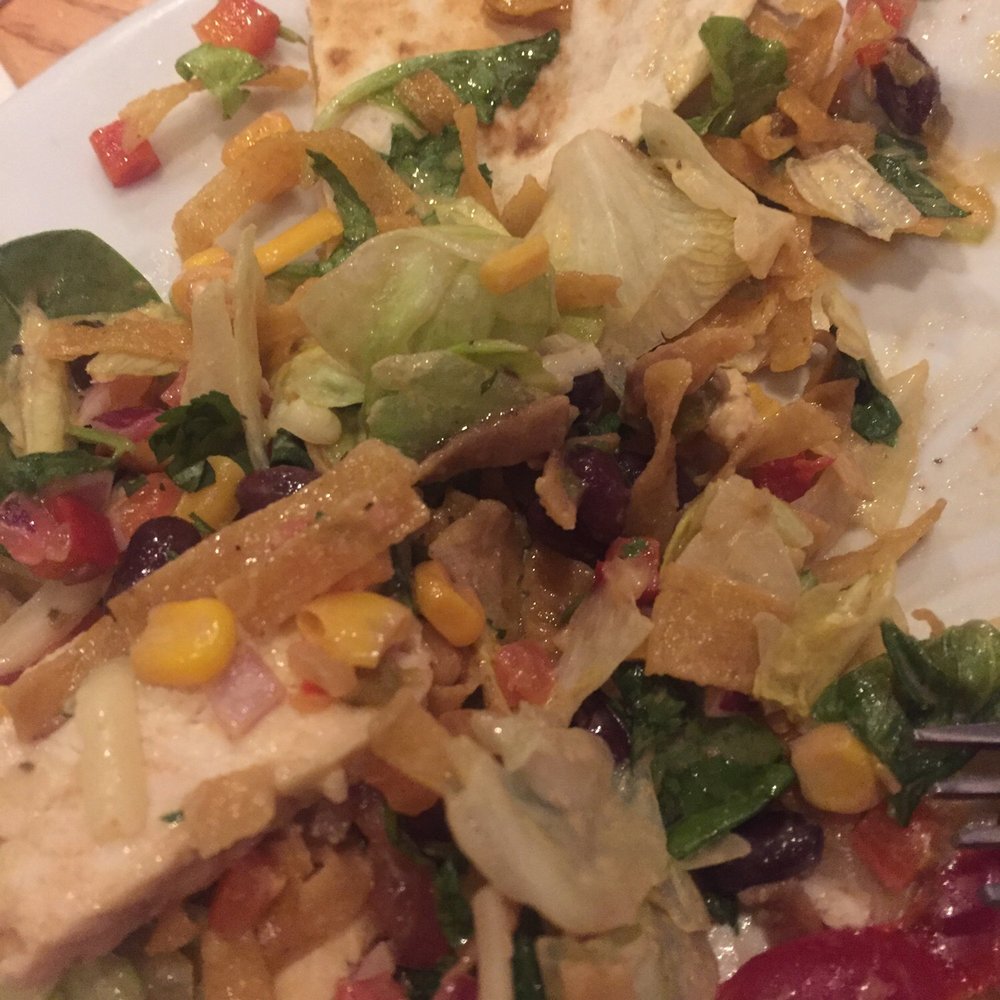 Chili's - Quesadilla Explosion Salad, it was ok missing toppings when asked for it was given it on side - American Near Me - Garner, North Carolina Chili's - Quesadilla Explosion Salad, it was ok missing toppings when asked for it was given it on side - American Near Me - Garner, North Carolina