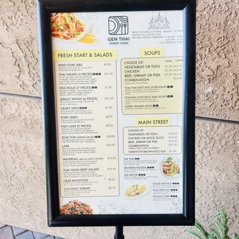 Gen Thai Street Food - Thai Near Me - Santee, California