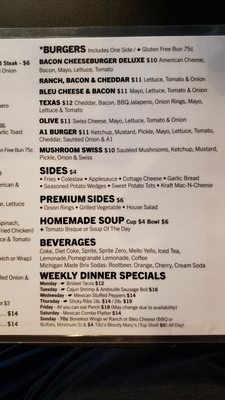 Menu photo 5 Antler Bar Pentwater, MI Menu photo 5 Antler Bar Pentwater, MI