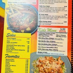 Mexican Restaurant Mi Torito - Menu