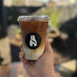 Iced Cold Brew Caramel Macchiato