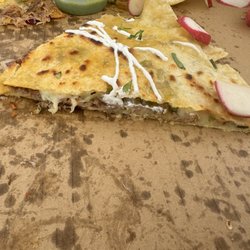 Tacos El Del Gorrito - One slice of "pizza"
