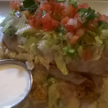 Flatwater Restaurant - Special of the Day:  Chicken Adobo Chimichanga = yum - Comfort Food Near Me - Indianapolis, Indiana