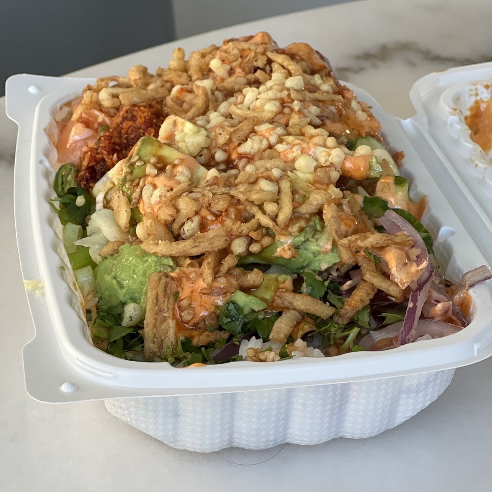 Poke Moki - Poki Bowl With White Rice - Poke Near Me - Sun Valley, California Poke Moki - Poki Bowl With White Rice - Poke Near Me - Sun Valley, California
