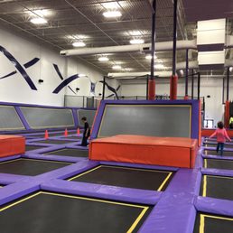 A quiet morning at Altitude Trampoline Park right after opening A quiet morning at Altitude Trampoline Park right after opening