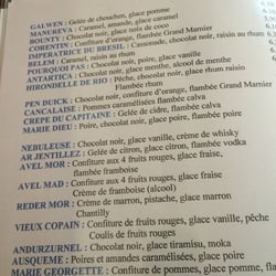 Crêperie Le Dundee - Extrait des crepes