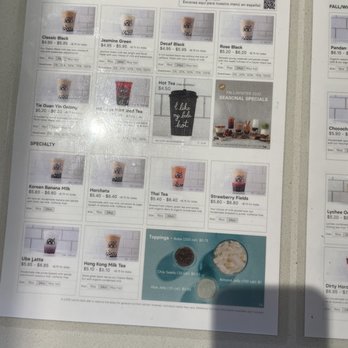 Boba Guys - Menu - Bubble Tea Near Me - Los Angeles, California