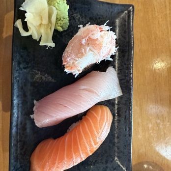 365 Sushi - Kani (reap crab), hamachi (yellowtail), and salmon - Sushi Bars Near Me - Portland, Oregon 365 Sushi - Kani (reap crab), hamachi (yellowtail), and salmon - Sushi Bars Near Me - Portland, Oregon