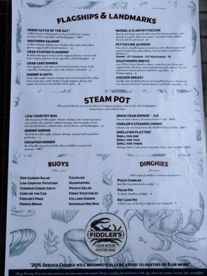 Menu photo 5 Fiddler's Crab House Savannah, GA Menu photo 5 Fiddler's Crab House Savannah, GA