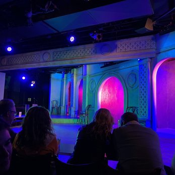 The Second City - a brightly lit stage - Performing Arts Near Me - Chicago, Illinois