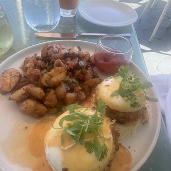 Rusty Pelican - Miami - Crab Cake Benedict - Seafood Near Me - Key Biscayne, Florida Rusty Pelican - Miami - Crab Cake Benedict - Seafood Near Me - Key Biscayne, Florida