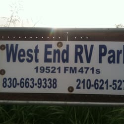West End Rv Park - The sign