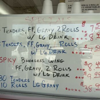 Jim's Krispy Fried Chicken - Specials menu - August 2025 - American Near Me - Mexia, Texas