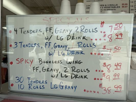 Menu photo 2 Jim's Krispy Fried Chicken Mexia, TX