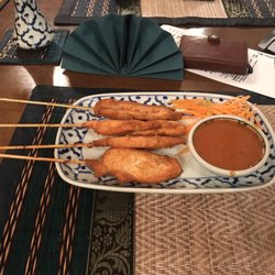 Thai-Paradies - Hühnchenspiese mit Erdnuss-Soße