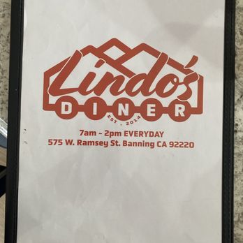 Lindo's Diner - Menu - American Near Me - Banning, California