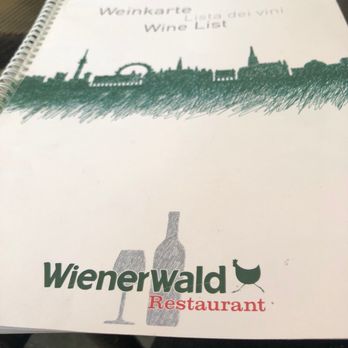 Weiner Wald - The menu. - Fast Food Near Me - Vienna, 9