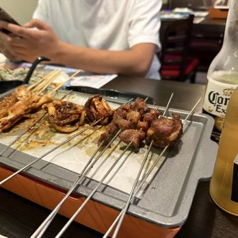 Lucky BBQ - Skewers: beef tripes, spare ribs, squid tentacles, lamb skewers - Barbeque Near Me - Rowland Heights, California Lucky BBQ - Skewers: beef tripes, spare ribs, squid tentacles, lamb skewers - Barbeque Near Me - Rowland Heights, California