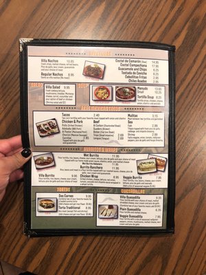 Menu photo 8 Los Bigotes De Villa Federal Way, WA