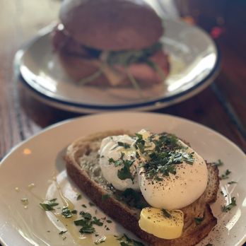 Local Press Cafe - Eggs and Toast, Egg and Bacon Roll - Cafes Near Me - Kingston, ACT