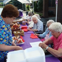Silver Bluff Village - The residents had a great time last October hosting a Hot Dog Sale. All proceeds went to the Alzheimer Association...
