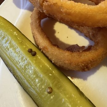 GoodFella's Cafe - Onion Rings with Pickle - Breakfast & Brunch Near Me - Corona, California