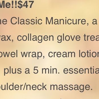 Modern Nails Lounge Spa - Description of what I wanted service wise to be done. - Nail Salons Near Me - Austin, Texas