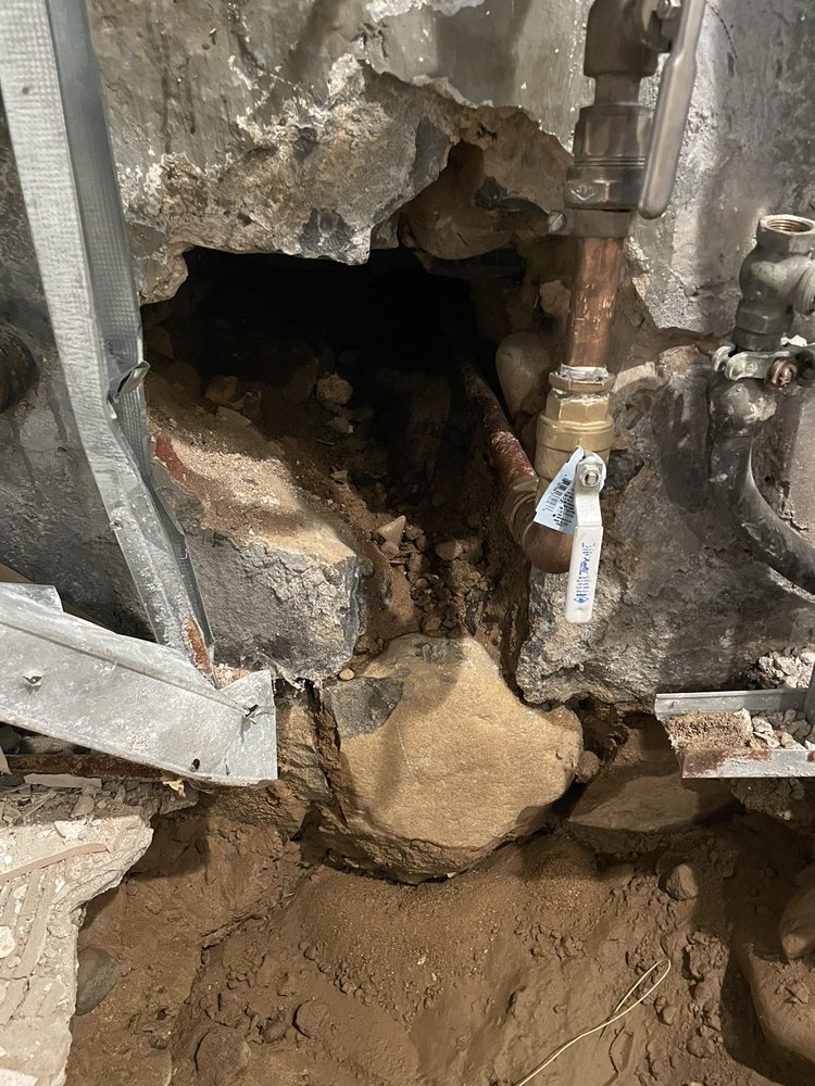 Slide of Empire Water Main & Sewer