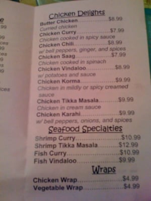 Menu photo 8 Great Indian Cuisine Sacramento, CA