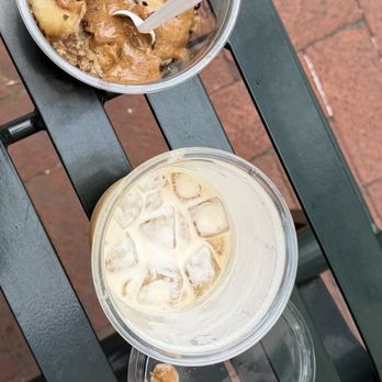 Mayday Coffee & Shop - Overnight protein bowl and vanilla cream cold brew. - Coffee & Tea Near Me - West Chester, Pennsylvania Mayday Coffee & Shop - Overnight protein bowl and vanilla cream cold brew. - Coffee & Tea Near Me - West Chester, Pennsylvania