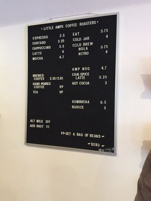 Menu photo 1 Little Amps Coffee Roasters Harrisburg, PA Menu photo 1 Little Amps Coffee Roasters Harrisburg, PA
