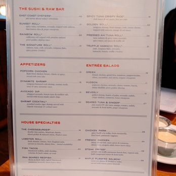 Hudson House - Menu - Seafood Near Me - Houston, Texas