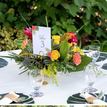 Flowers Fresco - Table settings - Florists Near Me - Crockett, California