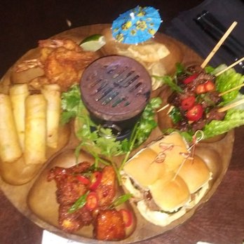 Three Dots and A Dash - Pu Pu Platter - Asian Fusion Near Me - Chicago, Illinois