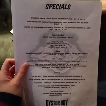 Oyster Boy - Specials for dec 5th - Seafood Near Me - Toronto, Ontario Oyster Boy - Specials for dec 5th - Seafood Near Me - Toronto, Ontario
