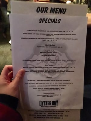 Menu photo 7 Oyster Boy Toronto, ON