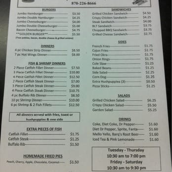 Golden Girls - The menu, good! - Seafood Markets Near Me - Warren, Arkansas Golden Girls - The menu, good! - Seafood Markets Near Me - Warren, Arkansas