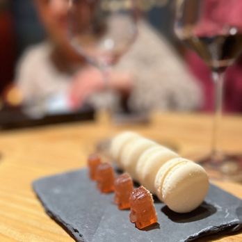 Lazy Bear - Fun treat bellini bears and macarons to round off the evening. - New American Near Me - San Francisco, California