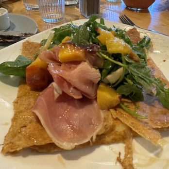 Magdalena's Creperie - #3- Prosciutto, Brie, Honey, Peaches, & mixed greens, on Sat 8 June 2024 - Coffee & Tea Near Me - Bellingham, Washington Magdalena's Creperie - #3- Prosciutto, Brie, Honey, Peaches, & mixed greens, on Sat 8 June 2024 - Coffee & Tea Near Me - Bellingham, Washington