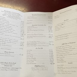 Menu Menu