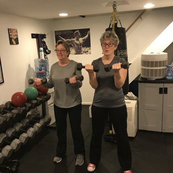 Fitness Performance - Helen and Bernadette pumping biceps - Trainers Near Me - Waldwick, New Jersey
