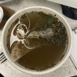 Starbucks - Tea bag was open! It took a couple sips for me to realize I was chewing on tea leaves.