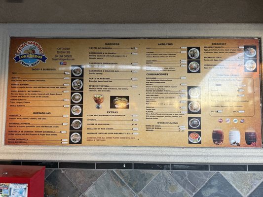 Menu photo 1 Los Gordos Winton, CA Menu photo 1 Los Gordos Winton, CA