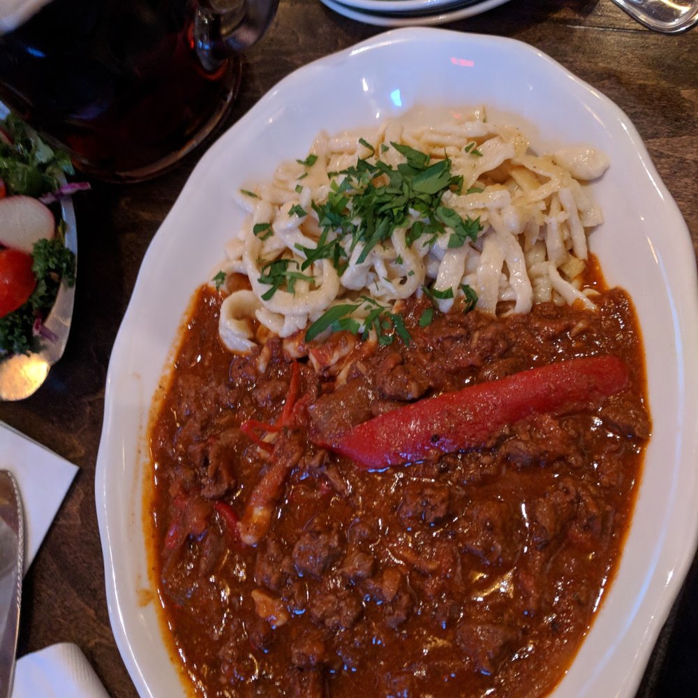 Black Forest - my Rindergulasch mit Spätzle - Beer Gardens Near Me - Brooklyn, New York Black Forest - my Rindergulasch mit Spätzle - Beer Gardens Near Me - Brooklyn, New York