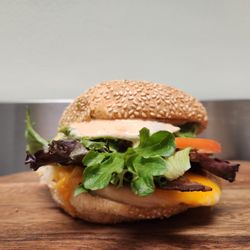La Matcha Cafe - Grilled Chicken Burger sandwich