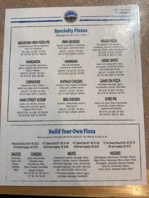 Menu photo 4 Mountain High Pizza Pie Talkeetna, AK Menu photo 4 Mountain High Pizza Pie Talkeetna, AK