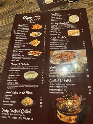Menu photo 2 Unity Seafood Omaha, NE