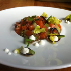 Trout Tartar prepared by Executive Chef Kyle Rose