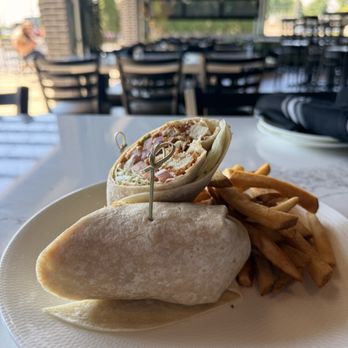 Romano Bar & Grill - Chipotle Chicken Wrap and Fries - Italian Near Me - Roseville, Michigan